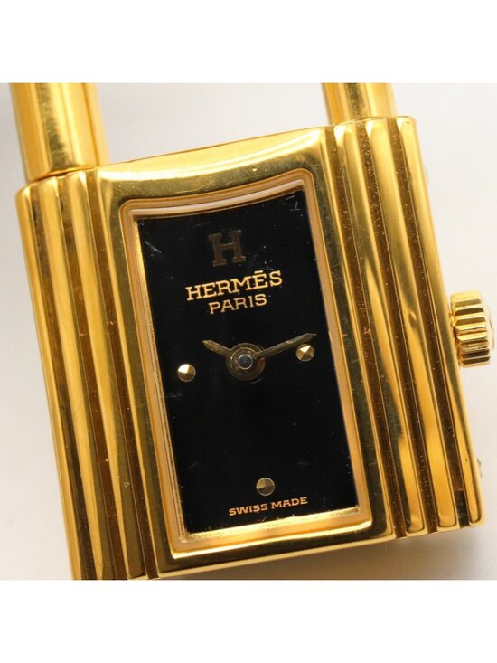 Hermes Watch Kelly Black Leather main image 6